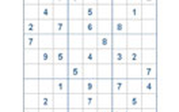 Mời các bạn thử sức với ô số Sudoku 2428 mức độ Khó